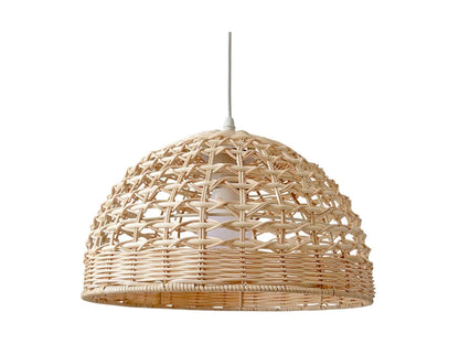 Boho Bamboo Rattan Chandelier