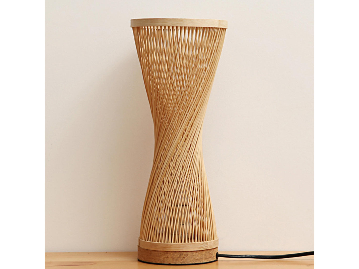 Handmade Bamboo Rattan Table Lamp