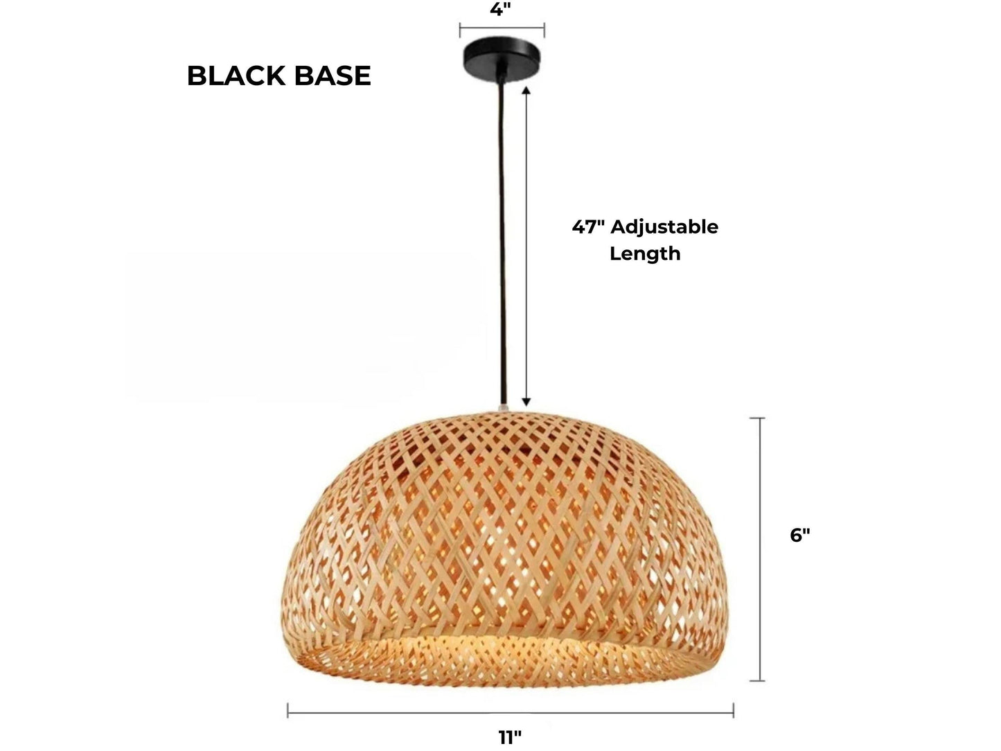 Bamboo Lustre Chandelier