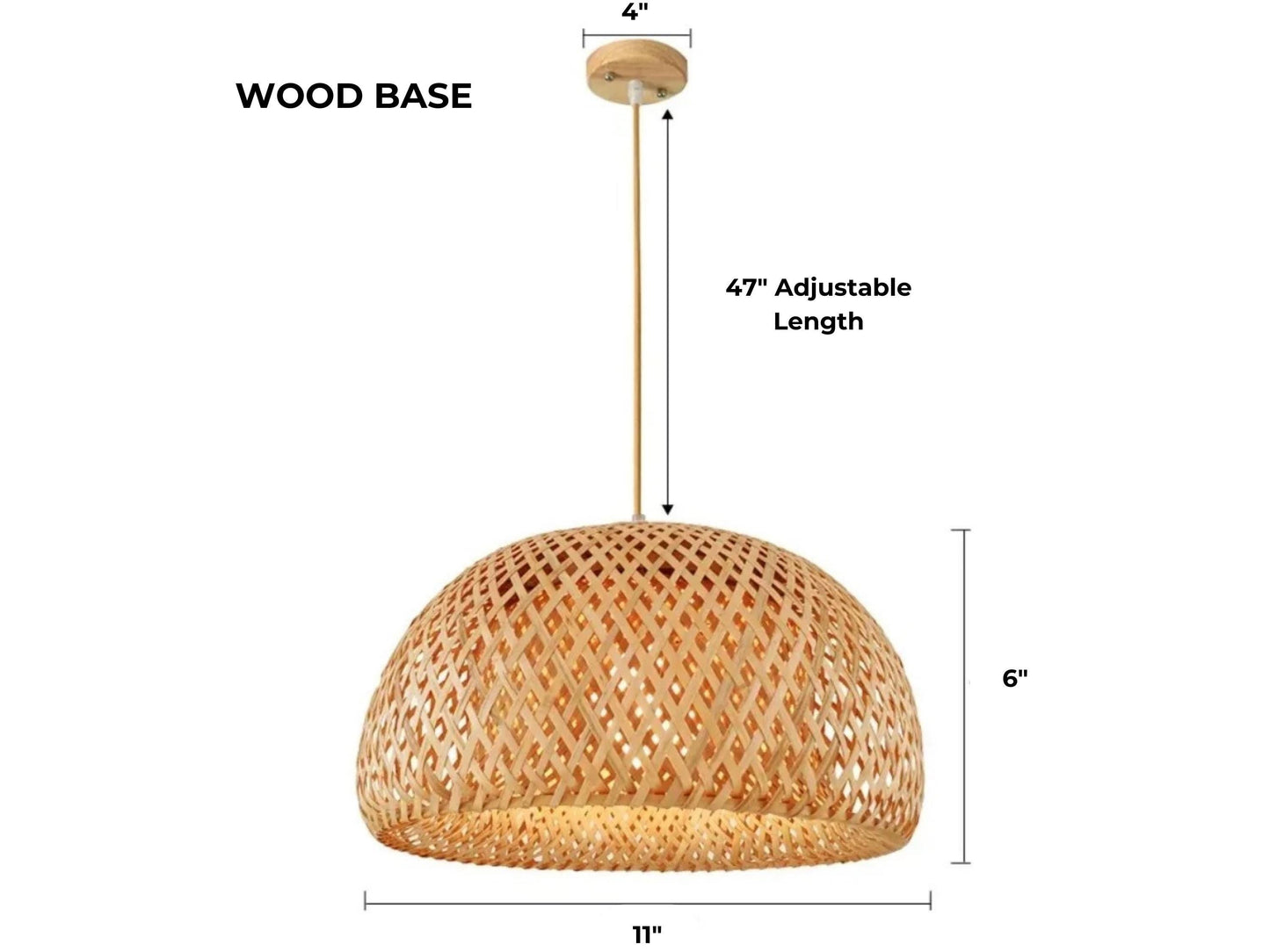 Bamboo Lustre Chandelier