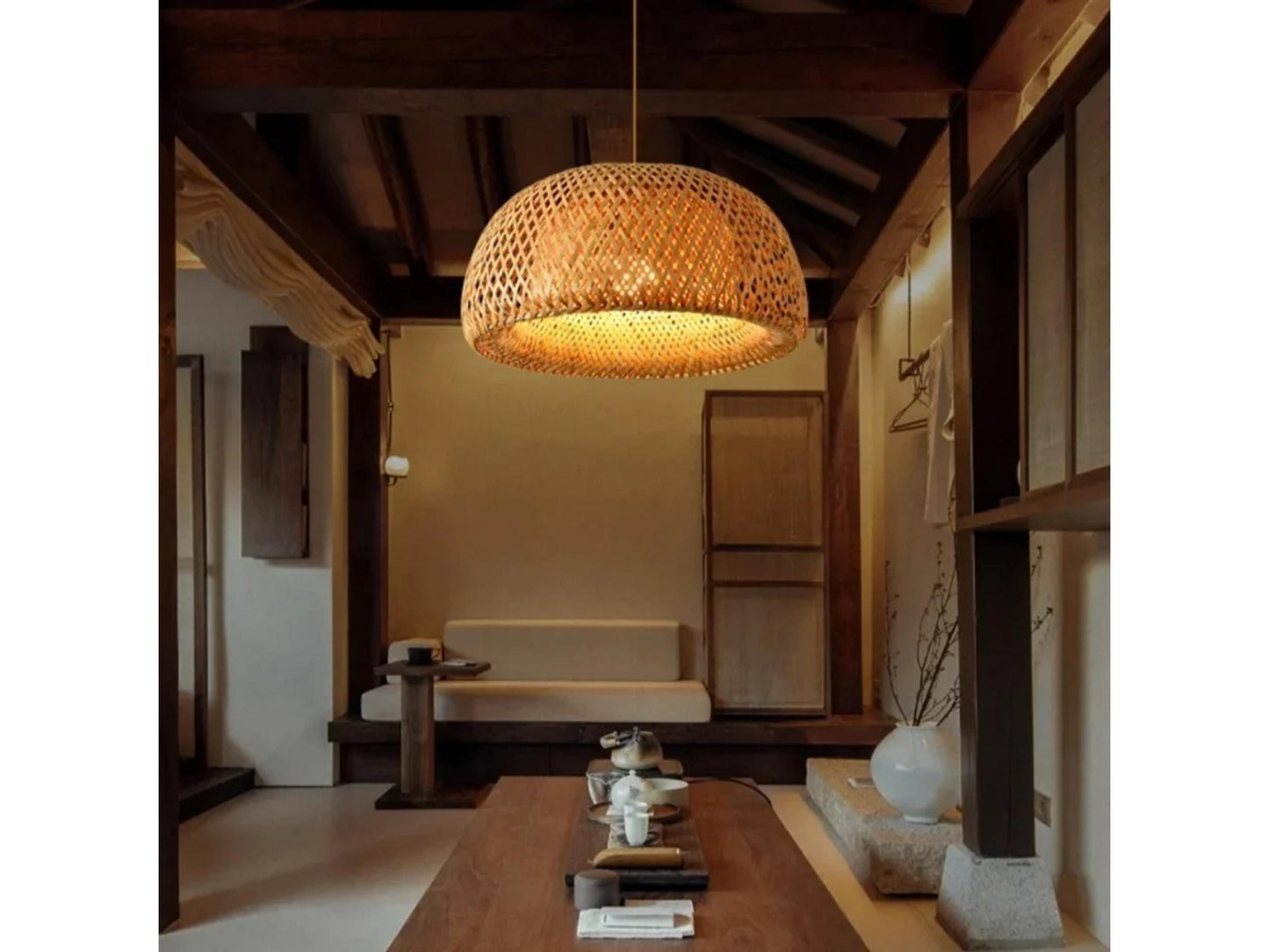 Bamboo Lustre Chandelier