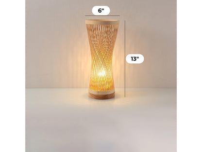 Handmade Bamboo Rattan Table Lamp