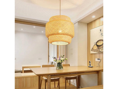 Handmade Bamboo Rattan Pendant Light