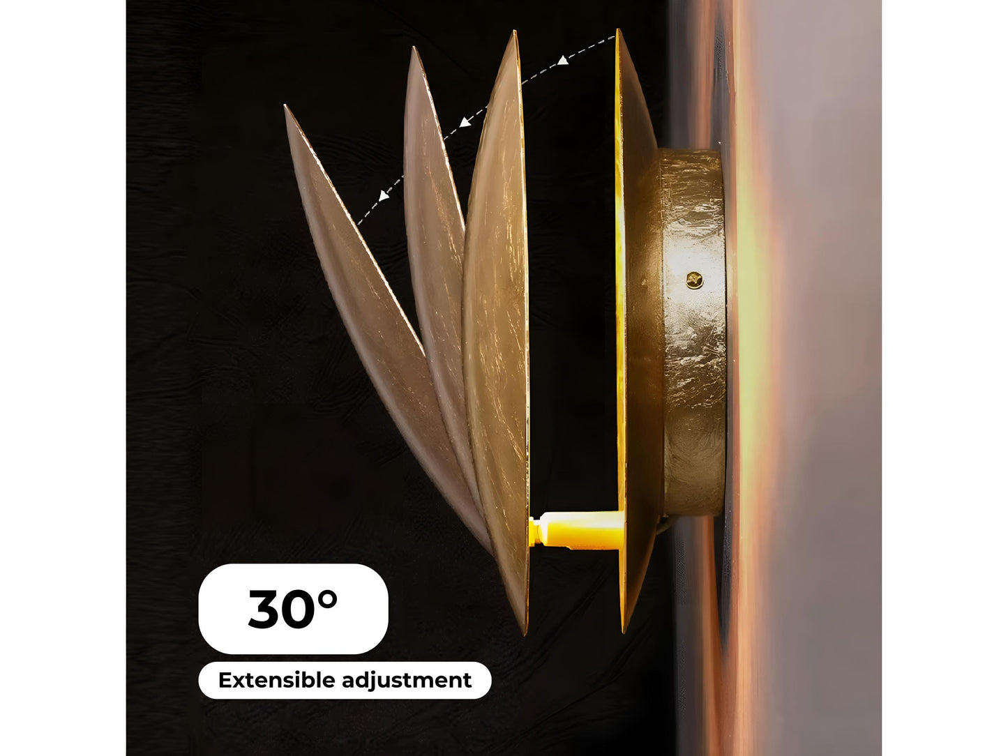 Handmade Eclipse Wall Sconce Light