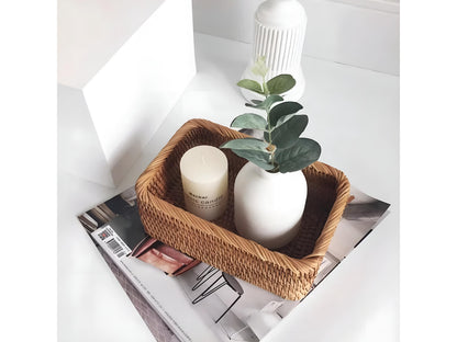 Handwoven Rattan Storage Basket
