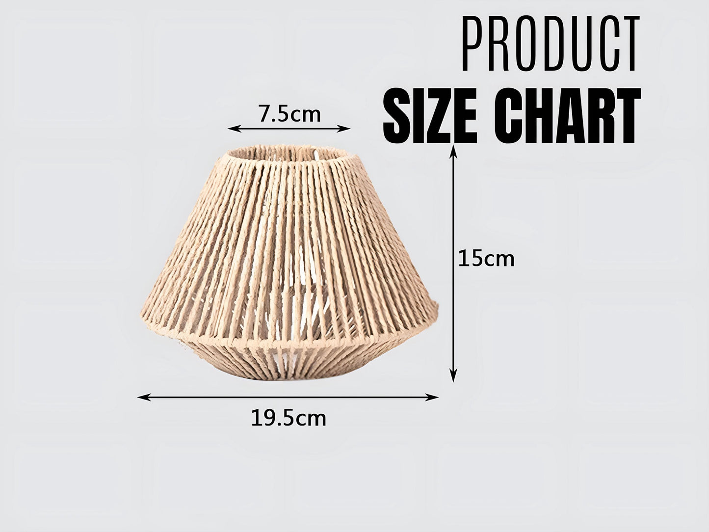 Rattan Pendant Light Shade