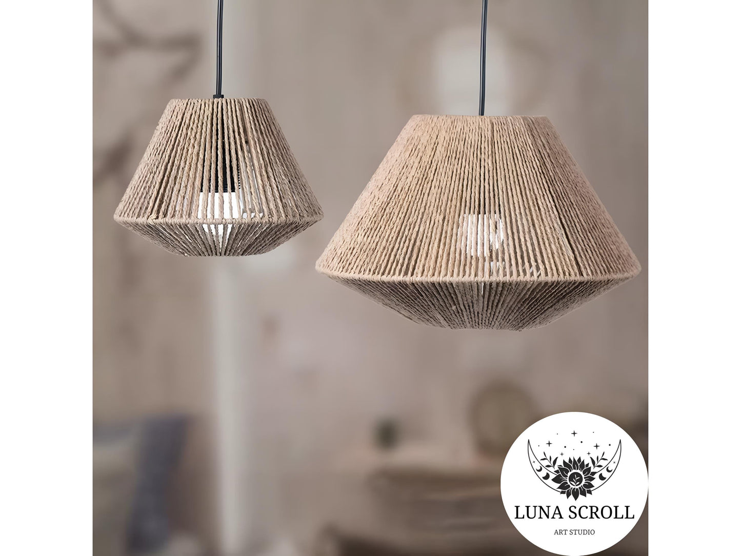 Rattan Pendant Light Shade