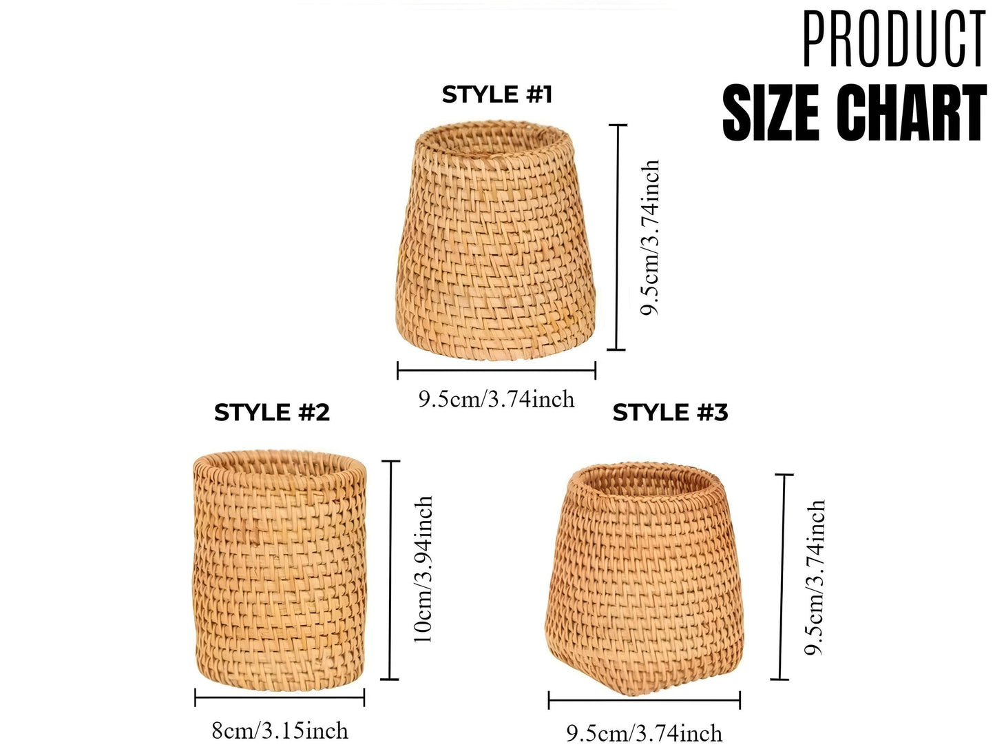 Handmade Rattan Utensil Organizer