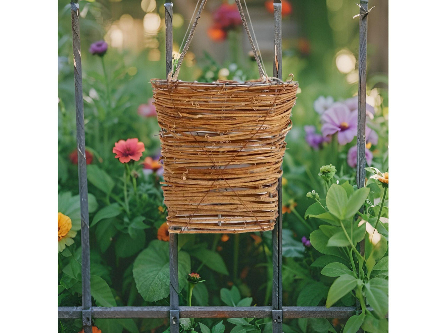 Handwoven Rattan Door Basket